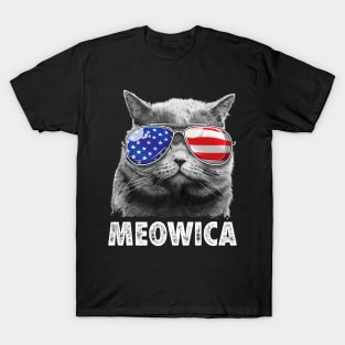 4th Of July Cat Shirt T-Shirt
